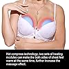 Wireless Electric Breast Dredge Massager，Easy to Operate Chest Enlargement Anti Sagging Breast Massage Machine for Home Use