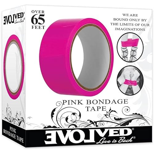 Evolved Love Is Back - Bondage Tape - 65 Feet Pink