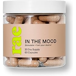 Rae in The Mood Capsules - Sexual Health and Wellness Support for Women with Ginseng, Maca, and L-Arginine - 30 Day Supply