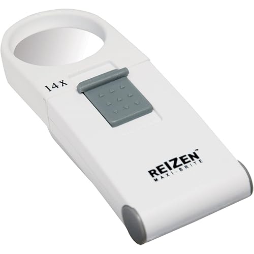 Reizen Maxi-Brite LED Handheld Magnifier - 14X
