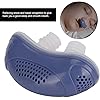 Anti Snoring Aid Sleep Device, Anti Snoring Sleeping Breath Aid Health Care Accessory Anti Snoring Devices for Natural and Comfortable Sleep, Instant, Fast and Safe Snore ReliefBlue