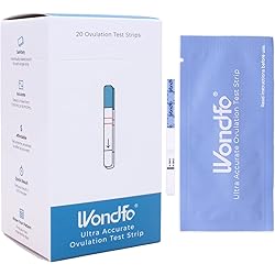 Wondfo Quantitative Ovulation Test Strips - Numerical Urine Ovulation Tests - 20 LH Test