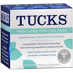 TUCKS - Medicated Cooling Pads - 40Box