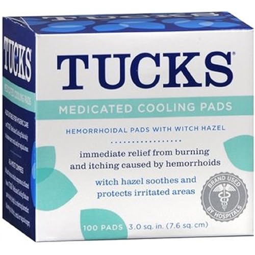 TUCKS - Medicated Cooling Pads - 40Box