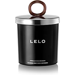 LELO Flickering Touch Massage Candle, Vanilla Cream De Cacao, 5.3 Ounces