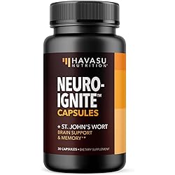 NeuroIgnite Nootropic Focus Brain Support to Reduce Fog and Increase Memory & Cognition | Perfect for Students -Time Employees | No Jitters or Crash