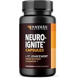 NeuroIgnite Nootropic Focus Brain Support to Reduce Fog and Increase Memory & Cognition | Perfect for Students -Time Employees | No Jitters or Crash