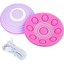 Electric Breast Massager USB Wireless Chest Massage Stimulator Breast Practical Tools for Breast Growth and Anti Sagging Purple