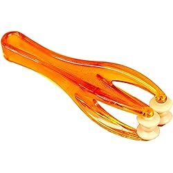 Finger Roller Smooth Edge Finger Roller Ergonomic Design Orange