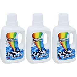 Calgon Liquid Water Softener, 32 fl oz Bottle, Laundry Detergent Booster, Brighter Clothes Pack of 3