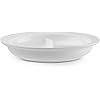 Providence Spillproof Partitioned Plate - 9" White