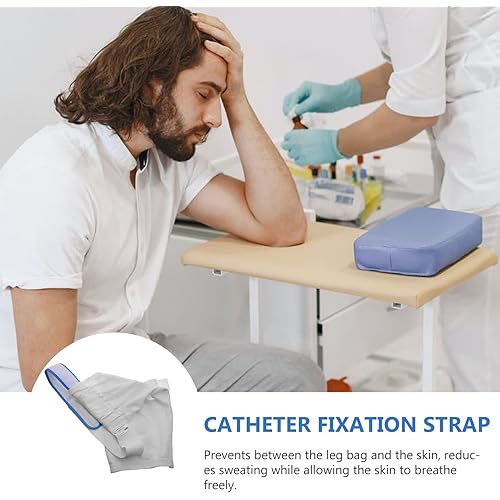 Urine Catheter Leg Bag Holder: Urine Drainage Bag Straps Fabric Sleeve Catheter Fixing Band Catheter Stabilization Device