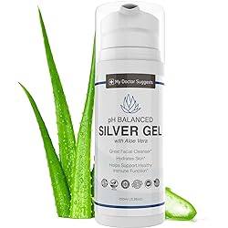 Structured Colloidal Silver Gel with Aloe Vera, Strong 30ppm Gel with pH Balanced