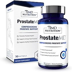 1MD Nutrition ProstateMD Saw Palmetto Prostate Support Supplement - Support for Urinary Tract and Frequent Bathroom Urges | 30 Day Supply