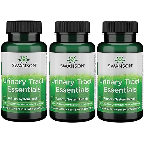 Swanson Urinary Tract Essentials 60 Veg Capsules 3 Pack