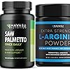 Saw Palmetto Herbal Supplement with L Arginine Workout Powder for for Men as Muscle Growth Enhancement and Vascular Support