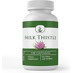Pure Original Ingredients Milk Thistle 100 Capsules No Magnesium Or Rice Fillers, Always Pure, Lab Verified