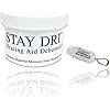 Stay Dri Hearing Aid Dehumidifier - Includes Free Liberty Keychain Hearing Aid Battery Holder