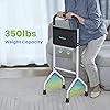 OasisSpace Adjustable Walking Cane 350lbs - Stand Assist Walking Cane with Storage Pouch, Self Standing Cane for Stability, Sit to Stand Walker, Walking Cane for Women and Men