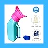 MINION Portable Urinal for Women and Men - Travel Porta Potty for Car, Camping, Hiking, and Travel - Adult Travel Potty with Male and Female Child Urinal Attachments - with Bag and Handkerchiefs
