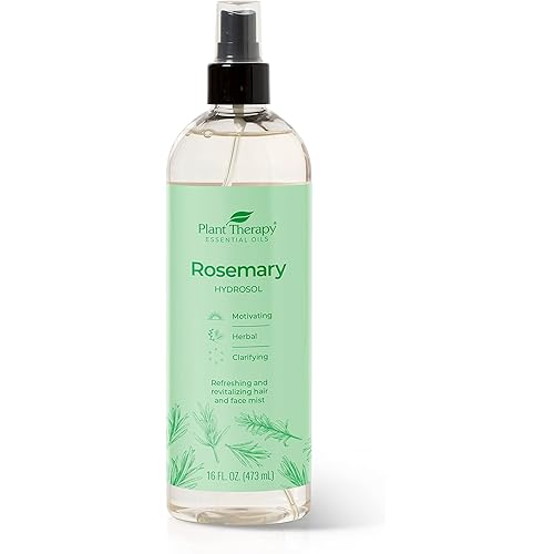 Plant Therapy Rosemary Hydrosol 16 oz Flower Water By-Product of Essential Oils