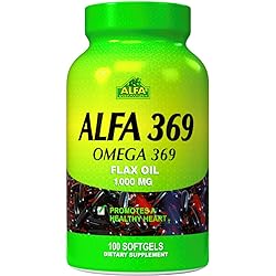 Alfa Vitamins Alfa 3-6-9 1000 Mg Nutrition Supplement, 100 Count