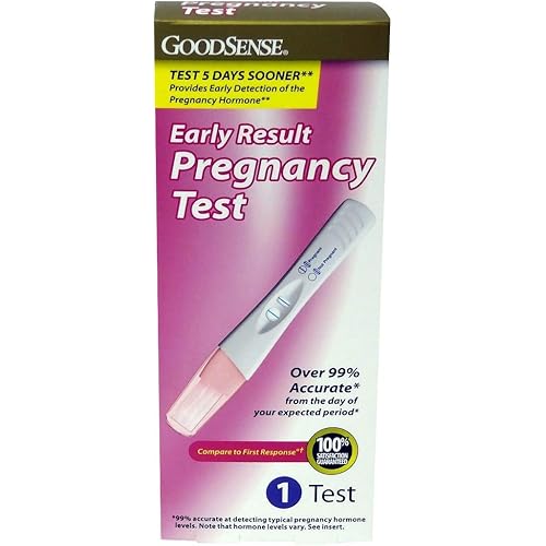 GoodSense Early Result Pregnancy Test, Provides Early Detection of The Pregnancy Hormone, 1 Count