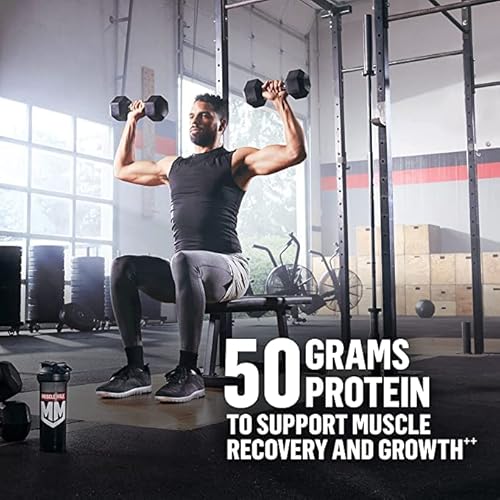 Muscle Milk Pro Series Protein Powder Supplement, Intense Vanilla, 2 Pound, 11 Servings, 50g Protein, 3g Sugar, 20 Vitamins & Minerals, NSF Certified for Sport, Workout Recovery, Packaging May Vary