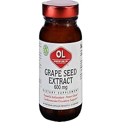 Grape Seed Extract 600 Milligrams 60 Veg Capsules