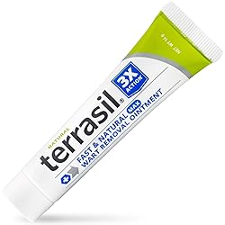 Wart Remover MAX - Safe for Sensitive Skin Natural Pain Free Salicylic Acid Free Patented Treatment for Plantar Genital Facial Warts by Terrasil - 14gm Tube
