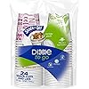 Dixie To Go Snack Cups with Lids, 10 Ounce Travel Size, 24 Count Disposable Paper Cups