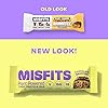 Misfits Vegan Protein Bar, Banoffee, Plant Based Chocolate Protein Bar, High Protein, Low Sugar, Low Carb, Gluten Free, Dairy Free, Non GMO, 12 Pack