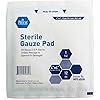 Medpride 4’’ x 4’’ Sterile Gauze Pads for Wound Dressing| 100-Pack, Individually Packed Pouches| 12-Ply Cotton & Highly Absorbent| Gauze Sponge-Pads for Wound Care & Home First Aid Kits