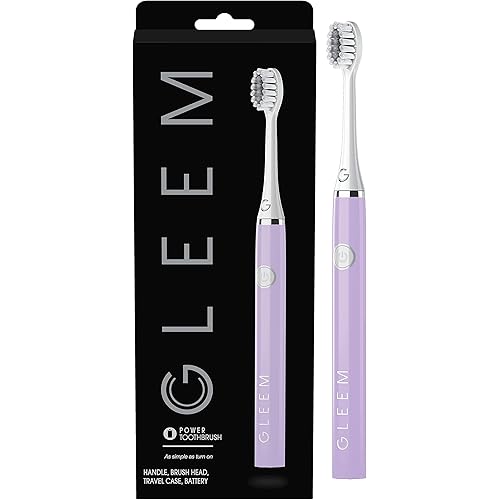 Gleem Rechargeable Electric Toothbrush, Lavender
