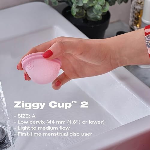 INTIMINA Bundle: Ziggy Cup 2 A Free Intimina Feminine Moisturizer Free Intimina Intimate Accessory Cleaner