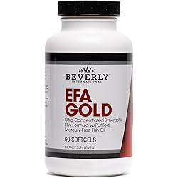 Beverly International EFA Gold, 90 softgel Capsules. When Everyone Else is Taking Fish Oil, The pros are Using This