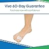 ViveSole Toe Spacers 4 Pack - Gel Toe Ring Separator - Silicone Spreader Band - Corrector For Hammer Toe, Mallet Bunion Pain Relief, Overlapping Crooked Toes, Yoga, Plantar Fasciitis Orthotic