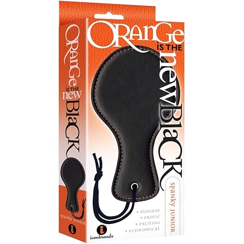 Icon Brands - The 9's, Orange Is The New Black, Spanky Junior Paddle, BDSM Small Paddle