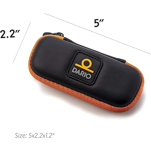 Dario 100 Test Strips 100 Lancets Travel Case Bundle Set for Your Dario Blood Sugar Level Smart Monitoring Kit for Diabetes Care Bundle & Save On Supplies