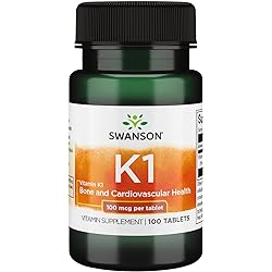 Swanson Vitamin K-1 100 mcg 100 Tabs