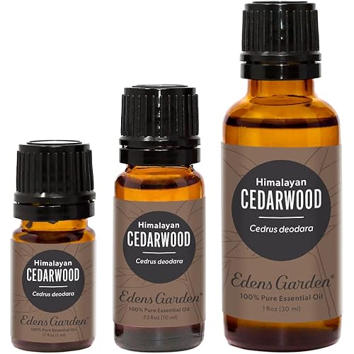Edens Garden Cedarwood- Himalayan Essential Oil, 100% Pure Therapeutic Grade Undiluted NaturalHomeopathic Aromatherapy Scented Essential Oil Singles 30 ml