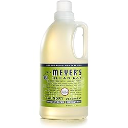 Mrs. Meyer's Liquid Laundry Detergent, Biodegradable Formula Infused with Essential Oils, Lemon Verbena Scent, 64 oz 64 Loads