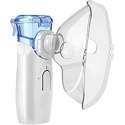 Protable Nebulizer - Handheld Personal Asthma Inhaler - Mesh Nebulizer for Breathing Problems,Adults & Kids Travel Home Daily Use