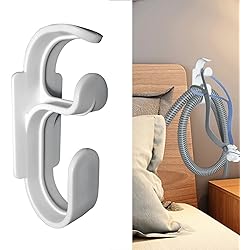 CPAP Hose Hanger with Anti-Unhook Feature - CPAP Mask Hook & CPAP Tubing Holder - CPAP Hose Organizer Avoids CPAP Hose Tangle and Allows You to Sleep Better 1