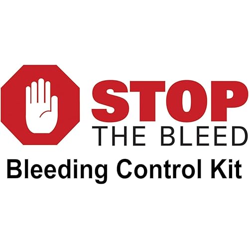 Stop The Bleed Dual Kit - Public Access for Bleeding Control IFAK, Sized to Fit in an AED Cabinet Red Case with Two Complete Modules from The Rescue Essentials Brand
