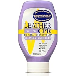 Leather CPR | 2-in-1 Leather Cleaner & Leather Conditioner 18oz | Cleans, Restores, Conditions, Protects Furniture, Car Seats, Purses, Shoes, Boots, SaddlesTack, Jackets