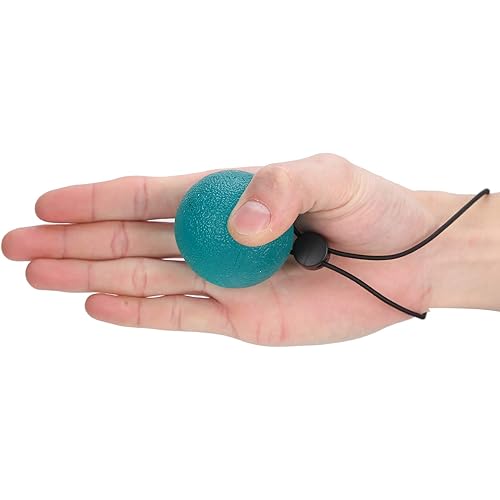 Safe Stress Relieve Grip Ball Squeezing Balls with Bungee Cord 3pcs Silicone Hand Gripping Squeeze Ball for Adults for Reducing Muscle Tension