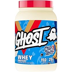 Ghost "Chip Ahoy" Whey Protein & 11x18 Plush Orange Sport Towel