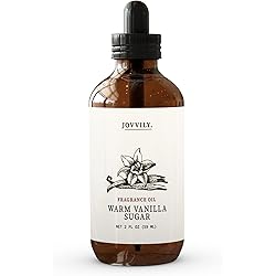 Jovvily Warm Vanilla Sugar Fragrance Oil - 2 fl oz - Inviting Aroma - Candles & Soap