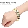 Magnetic Therapy Bracelet, Arthritis Pain Muscle Tension Relief Magnetic Therapy Bracelet Anti‑Fatigue Slimming Weight Loss Jewelry Magnetic Bracelet